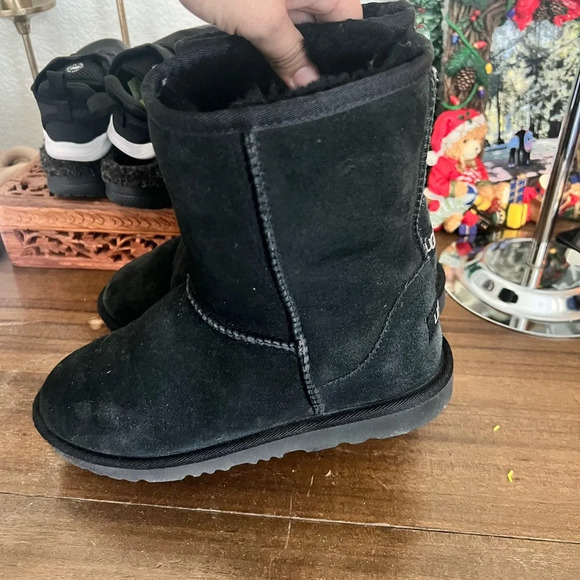 Black Shearling Boots - Picture 4 of 5